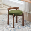Green Velvet Modern Vanity Stool Chair