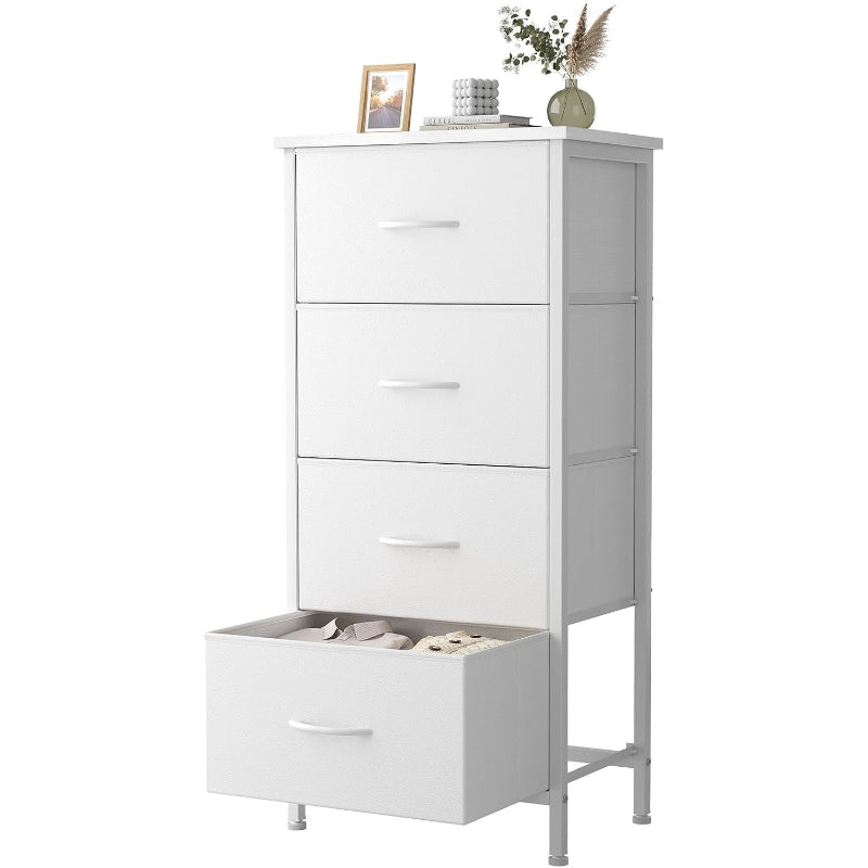 4‑Drawer Bedroom Storage Dresser Cabinet